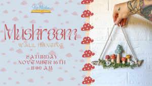 1116 FB Mushroom Wall Hanging